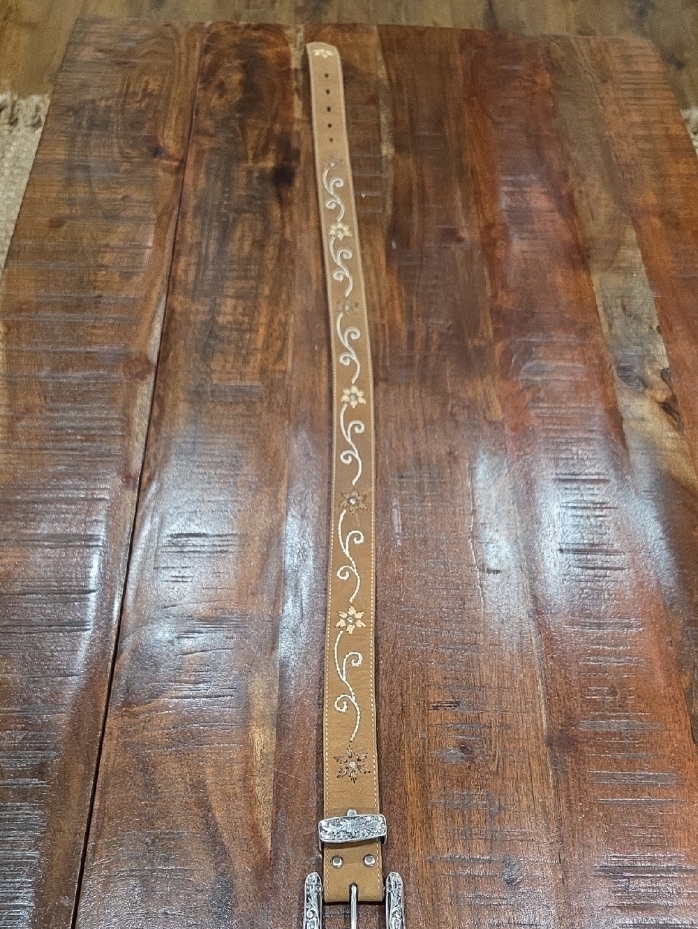 Nocona Leather Studded Western Belt